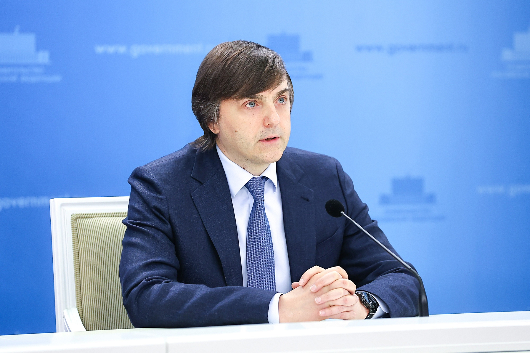 Видеобращение министра просвещения РФ Сергея Кравцова.